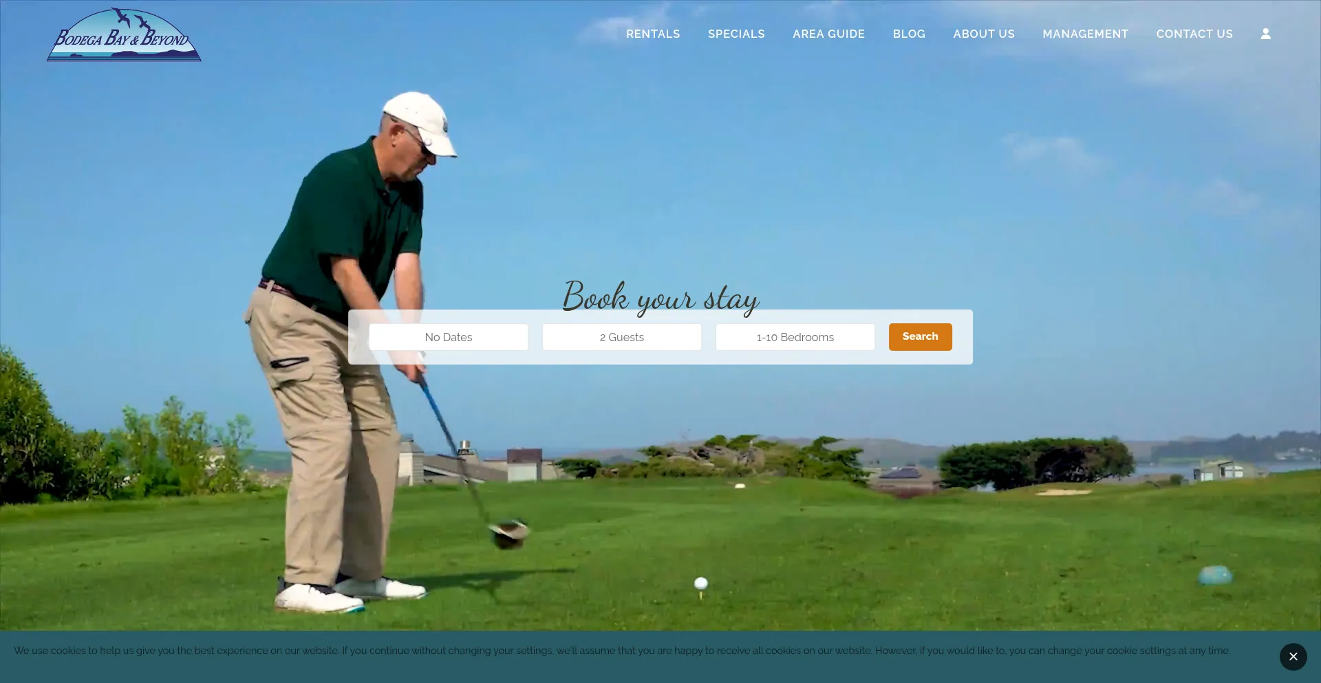 Website screenshot of Sonomacoast.com