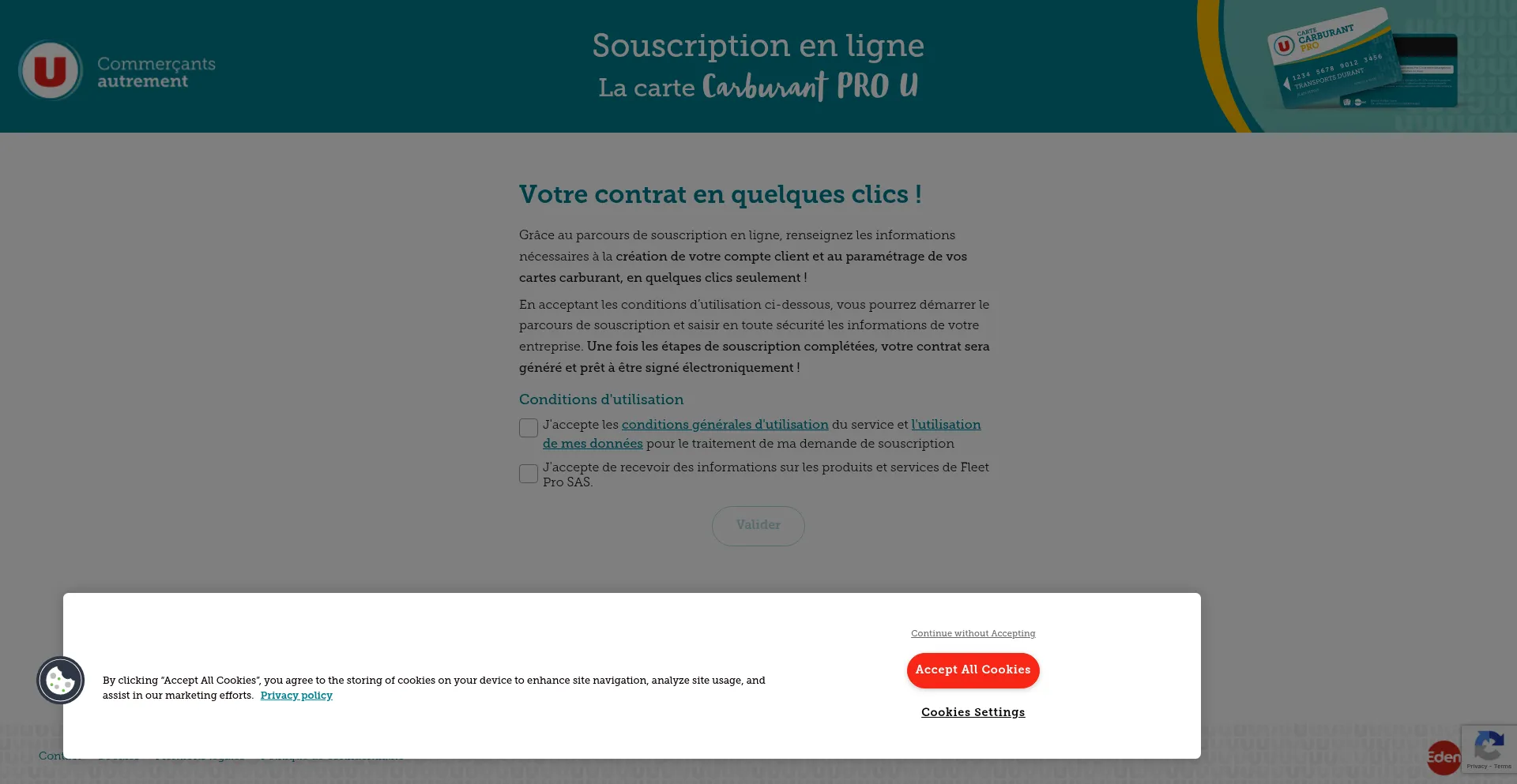 Souscription-cartecarburant.magasins-u.com é Seguro e Confiável?