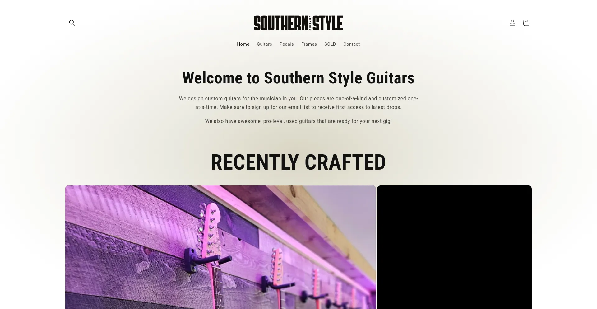 Southernstyleguitars.com Screenshot