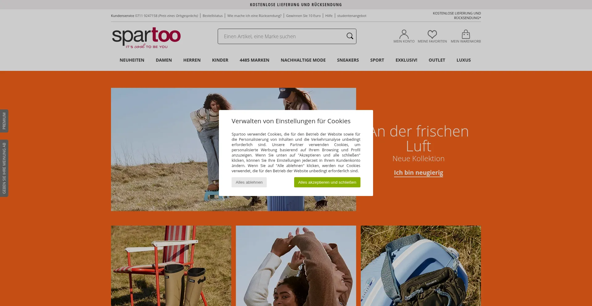 Spartoo.de Screenshot