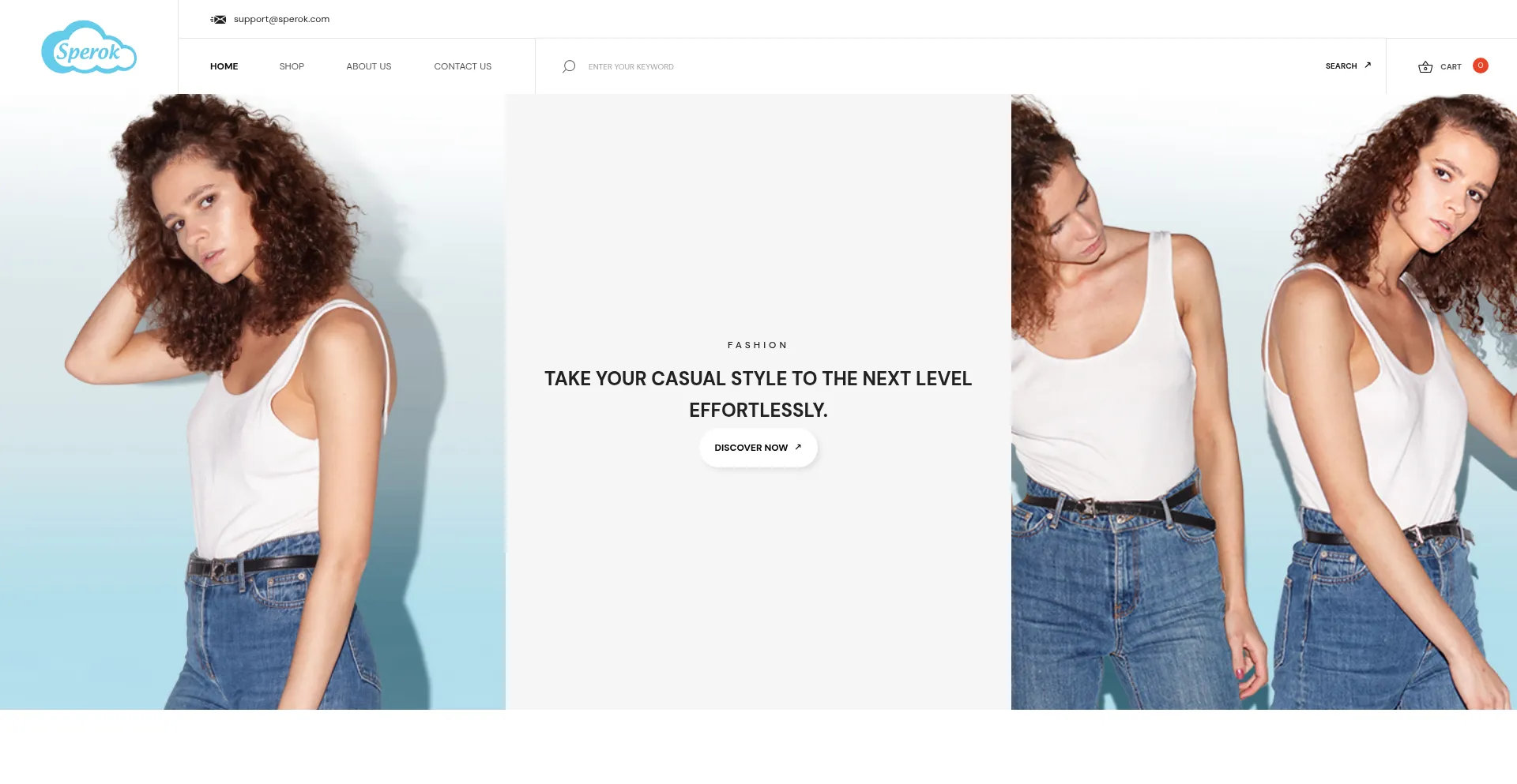 Website screenshot of Sperok.com