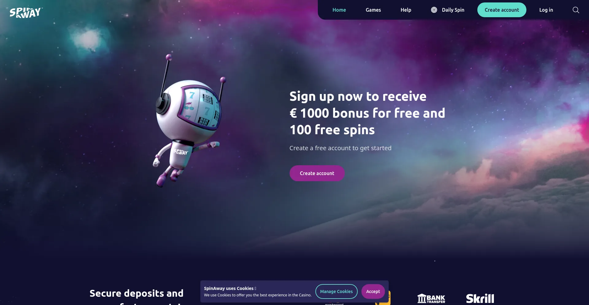 Spinaway.com é Seguro e Confiável?