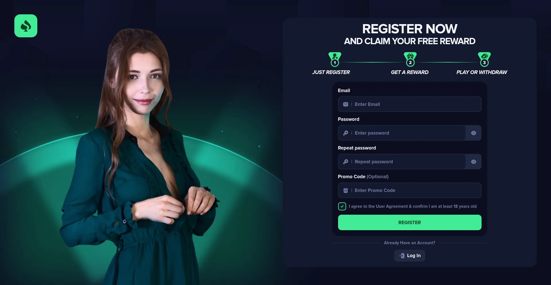 Website screenshot of Spinrage.us