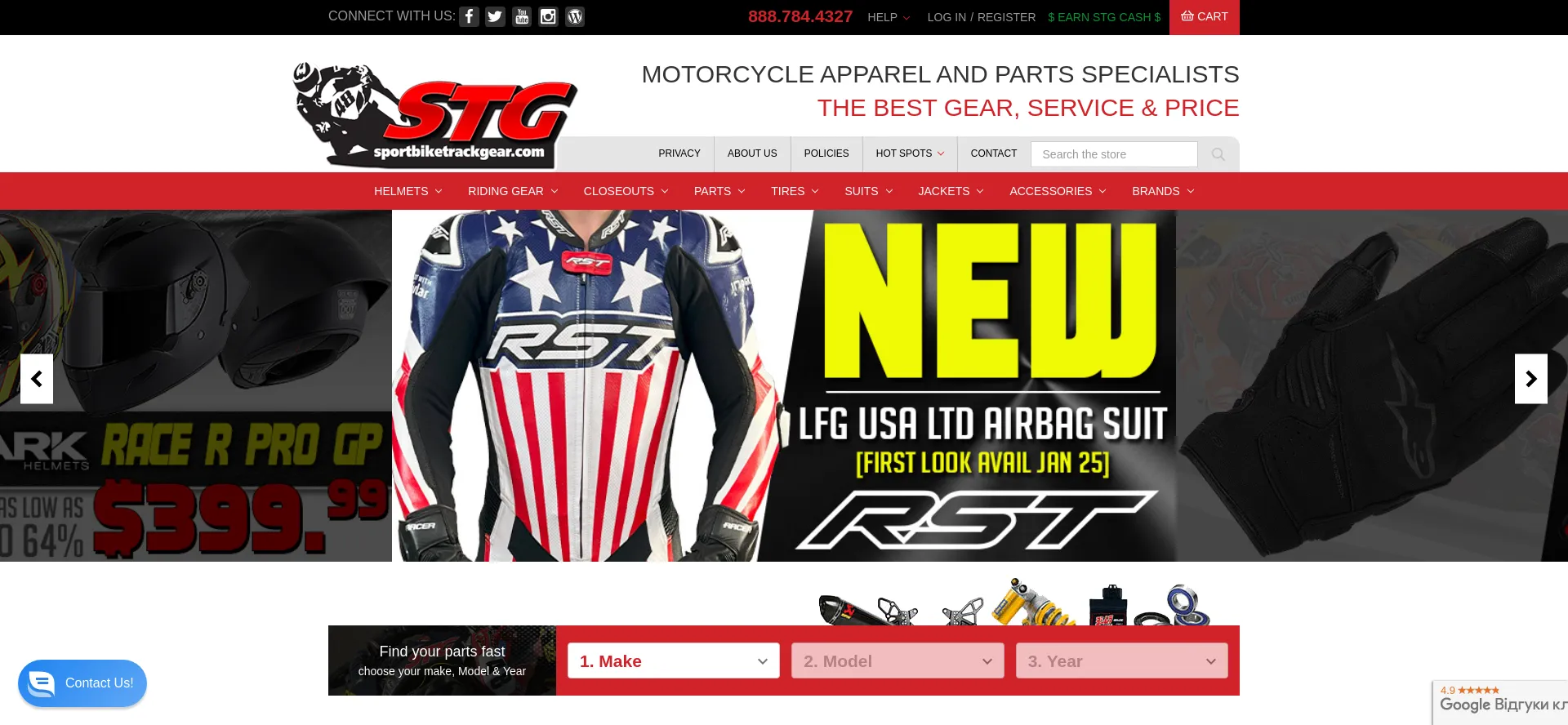 Sportbiketrackgear.com