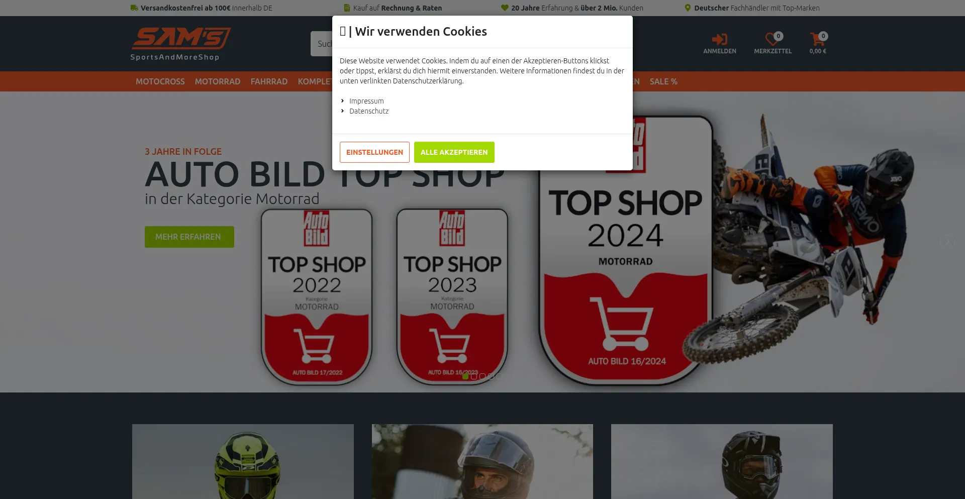 Sportsandmoreshop.de é Seguro e Confiável?