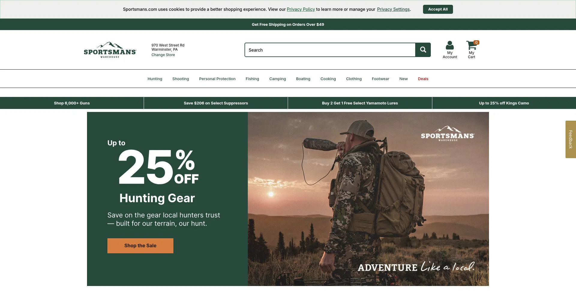 Sportsmans.com é Seguro e Confiável?