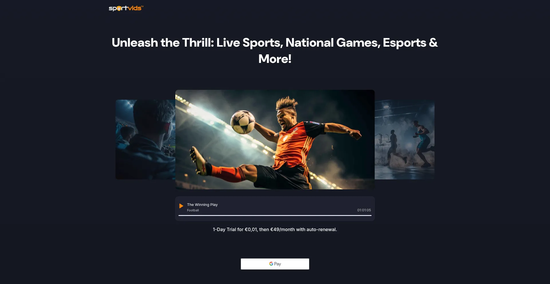 Sportvids-tv.com Screenshot