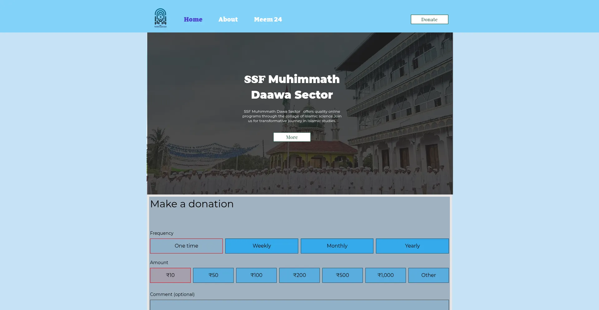 Ssfmuhimmathdaawasector.com