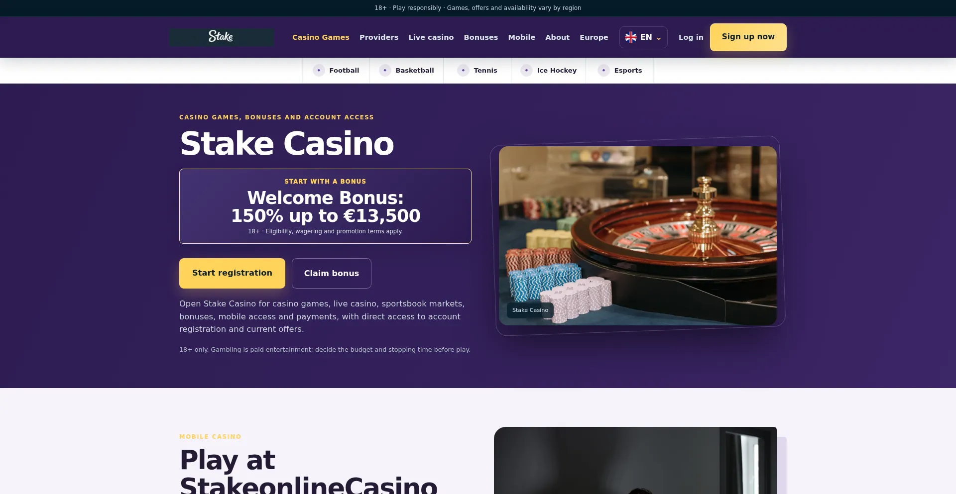 Stakeonlinecasino.eu