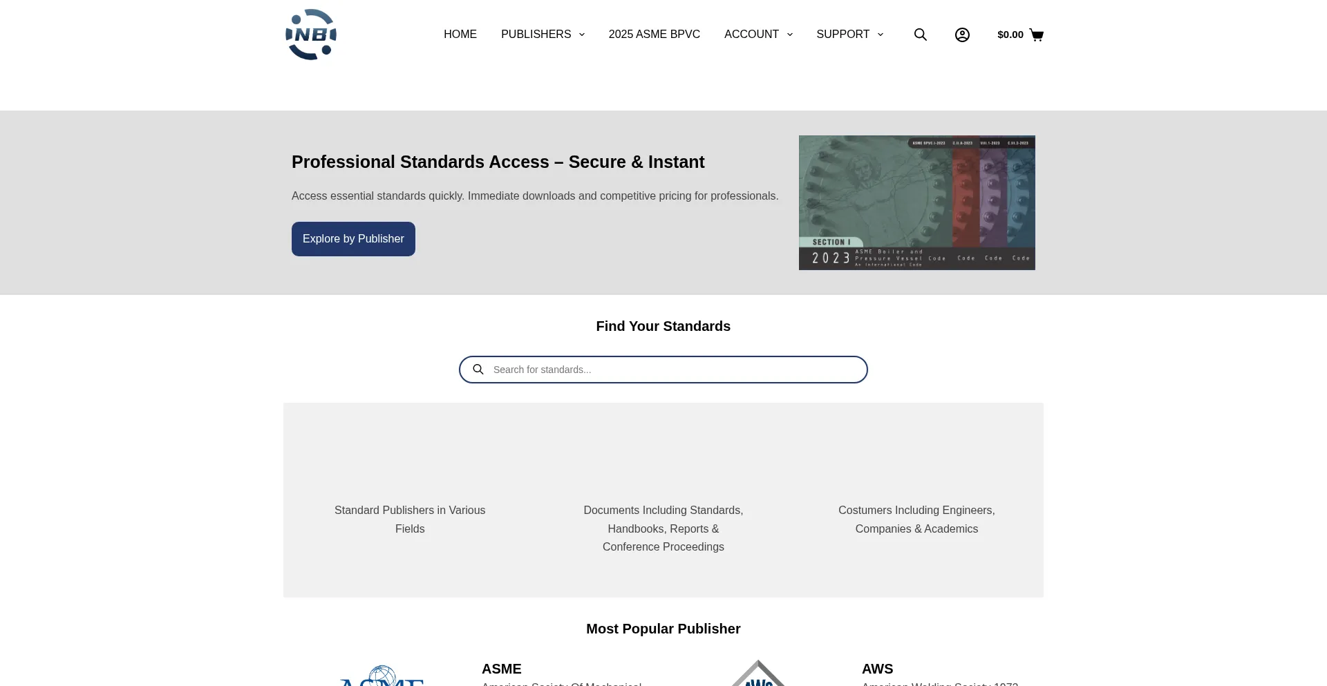 Website screenshot of Standardscodeglobal.com