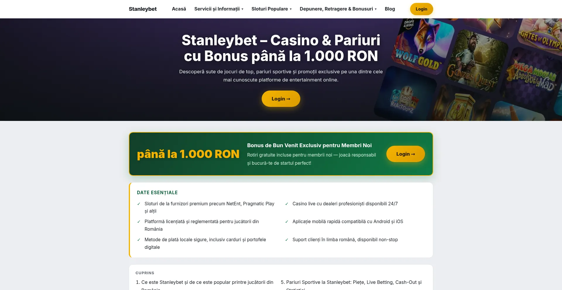 Stanleybets-romania.com