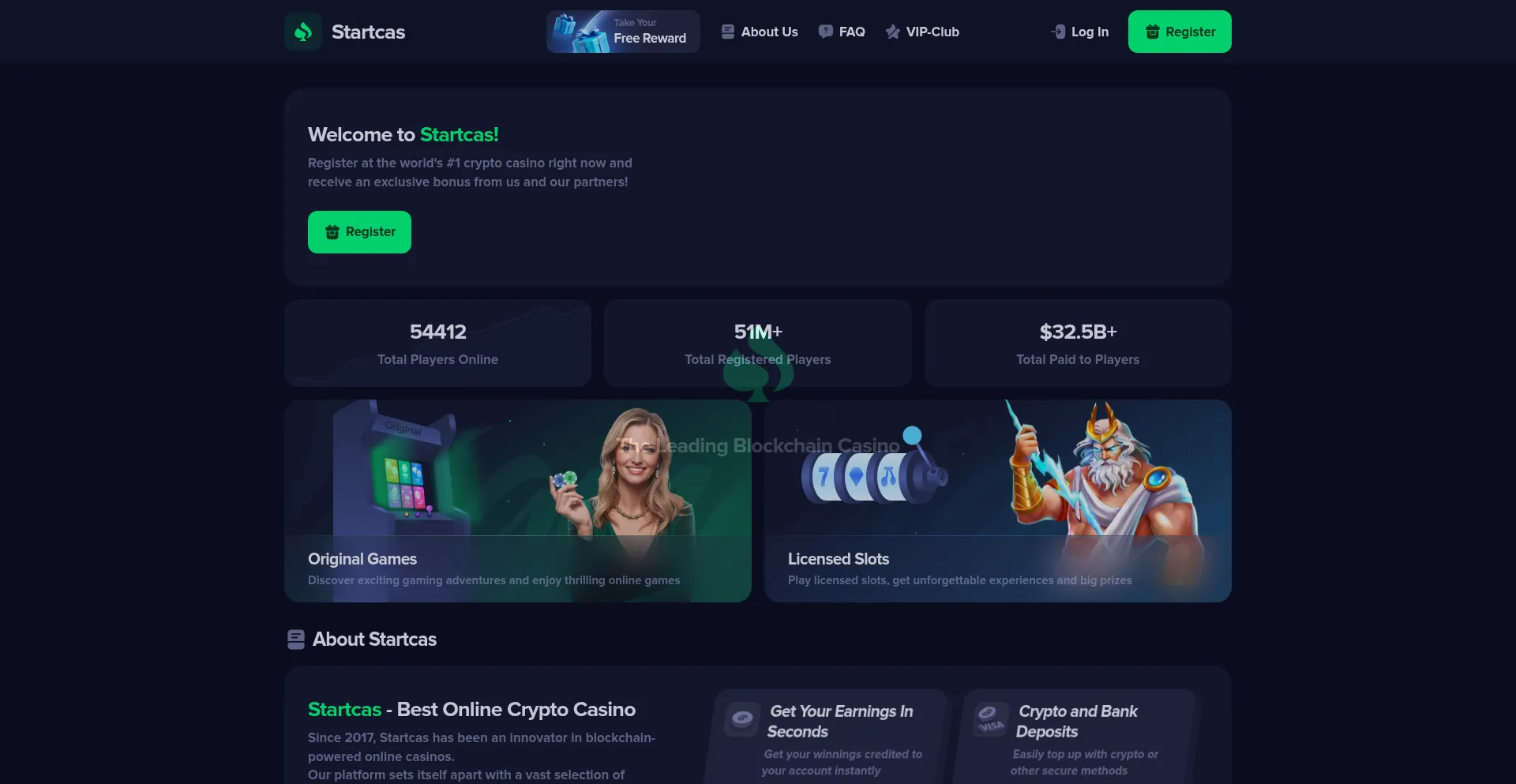 Startcas.com é Seguro e Confiável?