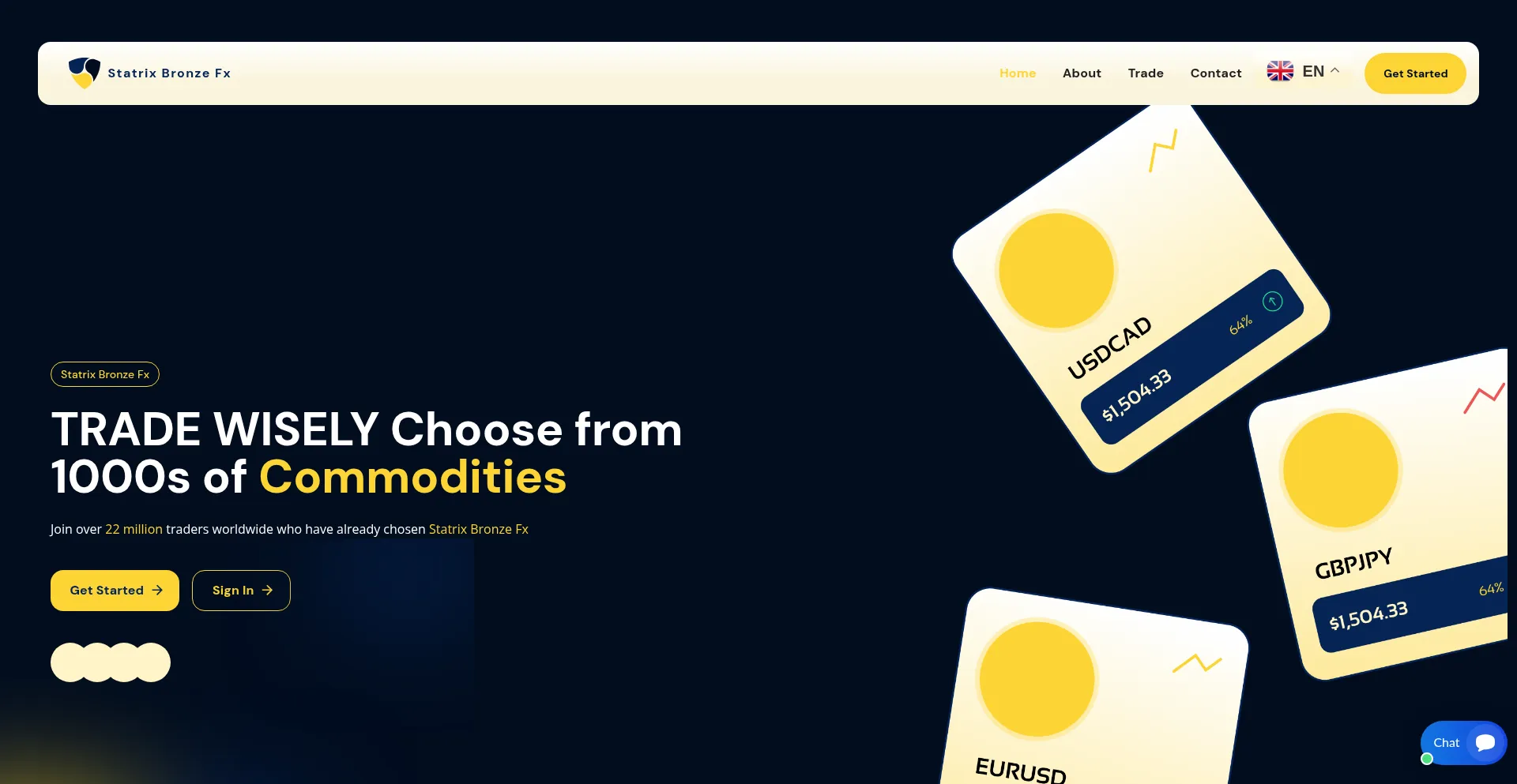 Statrixbronzefx.xyz Screenshot