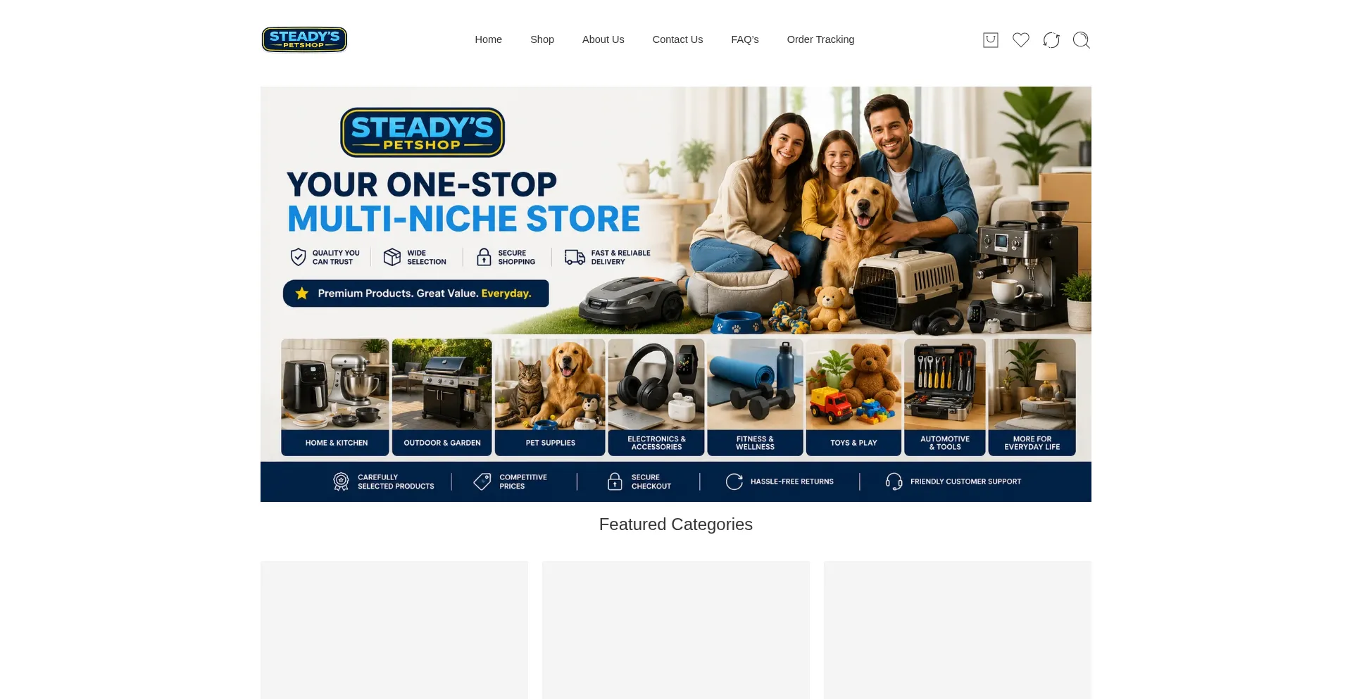 Steadyspetshop.us