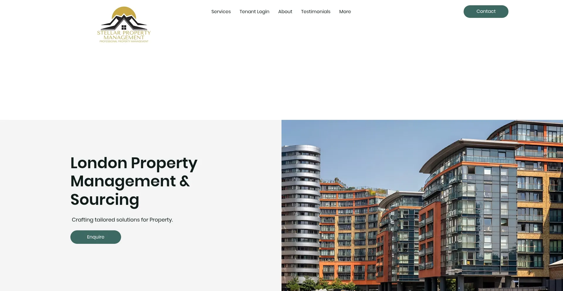 Website screenshot of Stellar-propertiesuk.co.uk