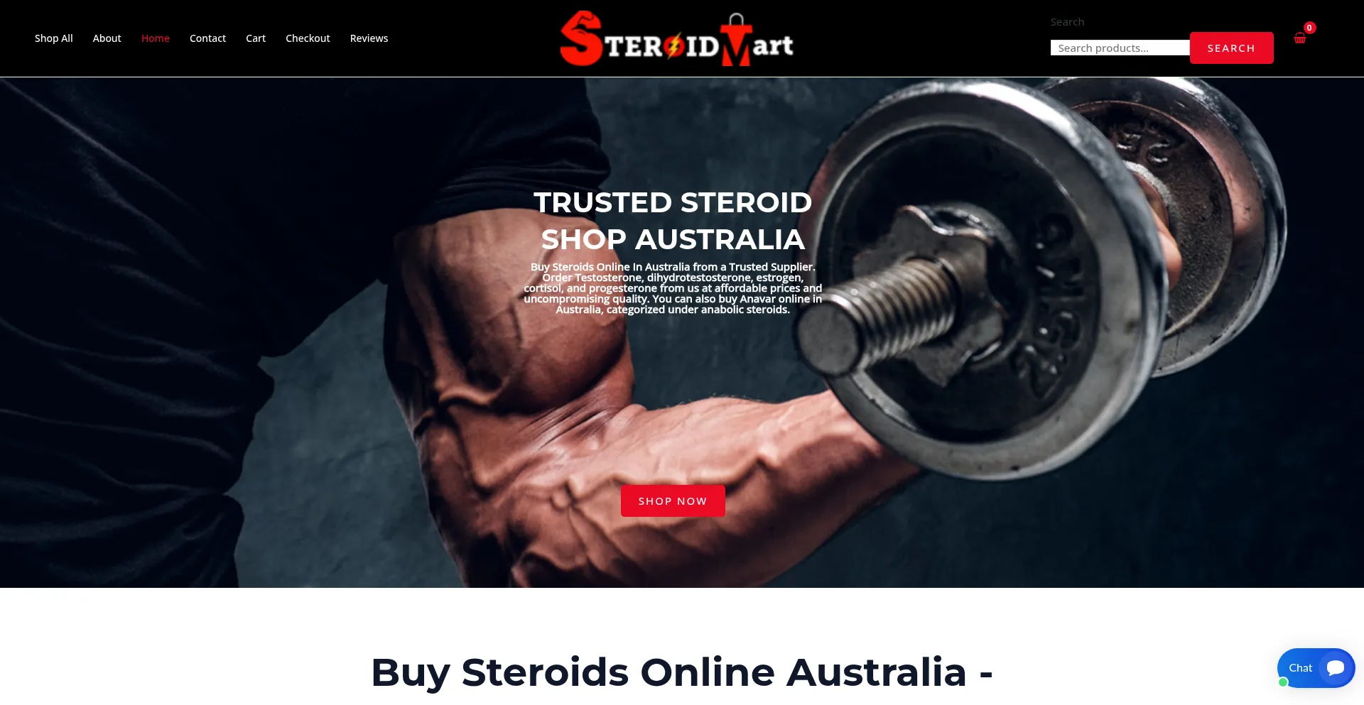 Steroidmarts.com.au Screenshot