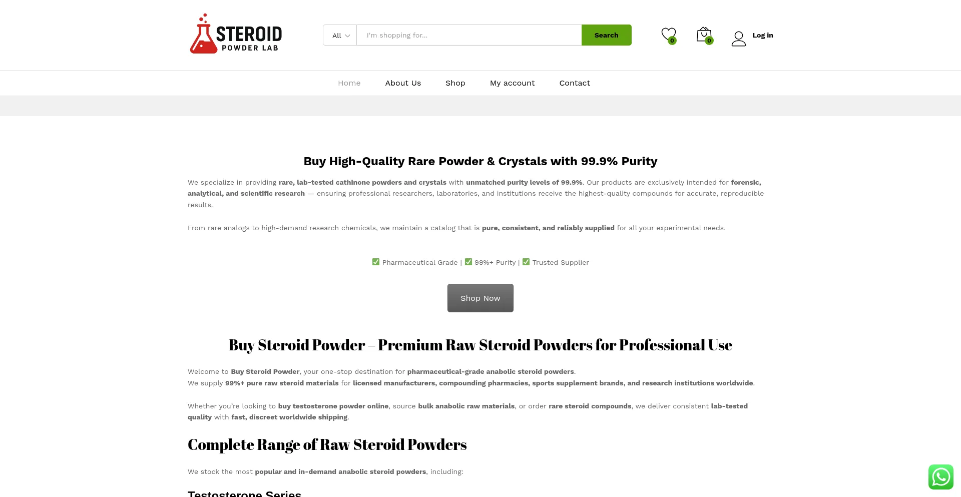 Steroidpowderlab.com é Seguro e Confiável?