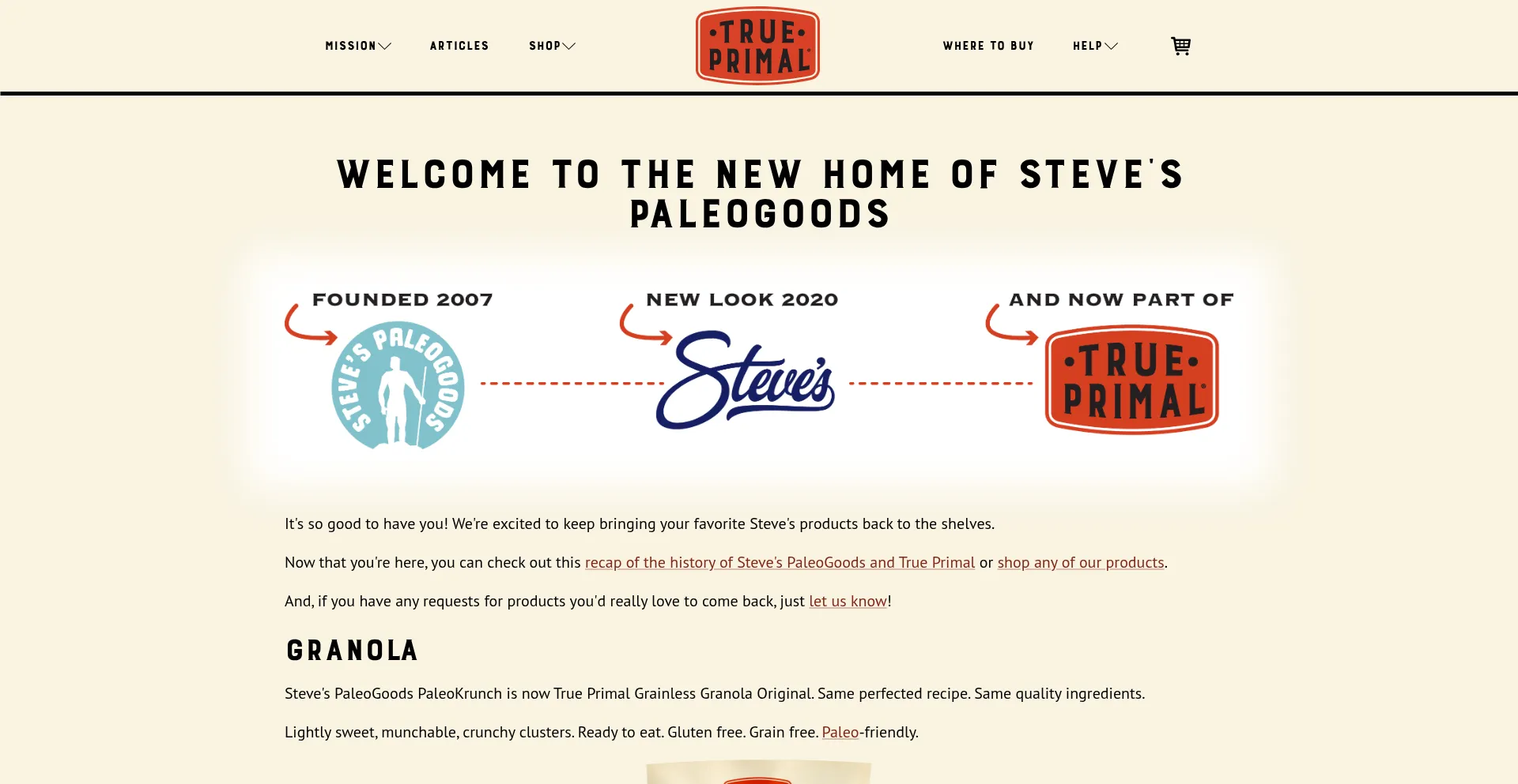 Stevespaleogoods.com