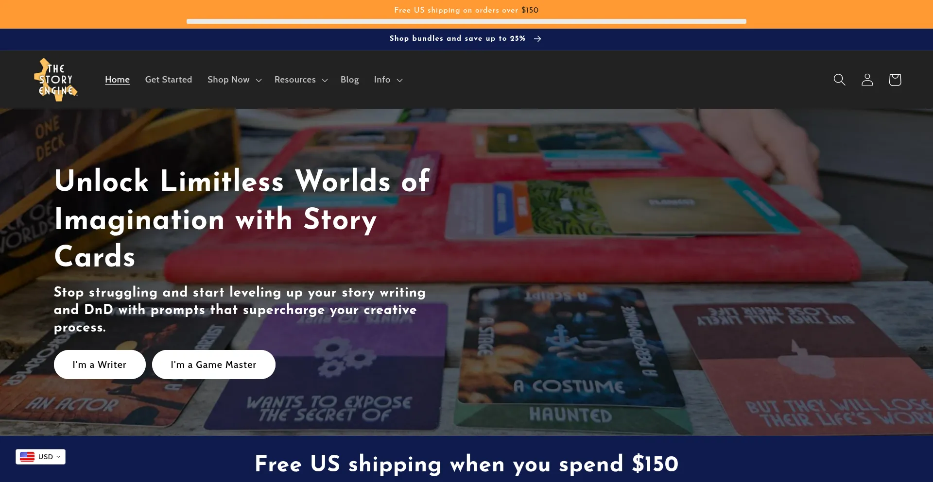 Storyenginedeck.com Screenshot