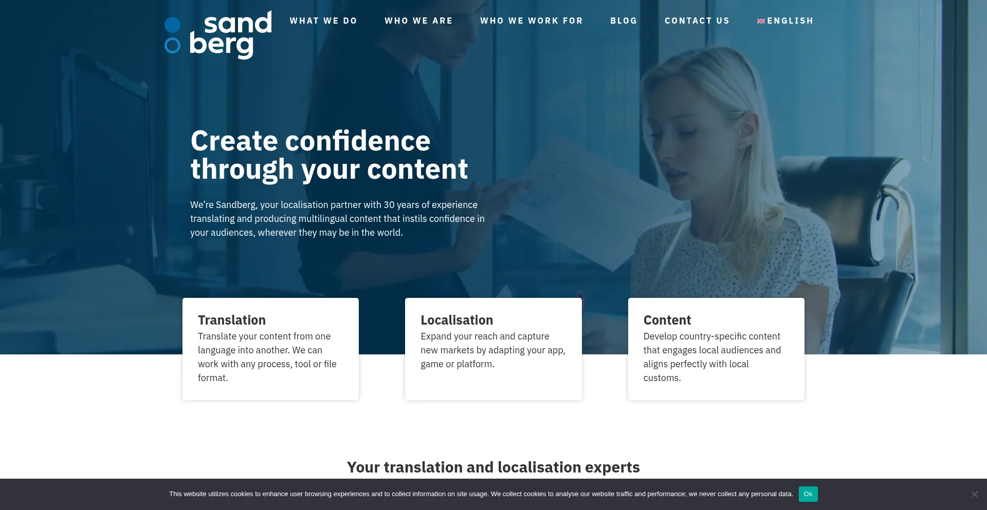 Website screenshot of Stptrans.com