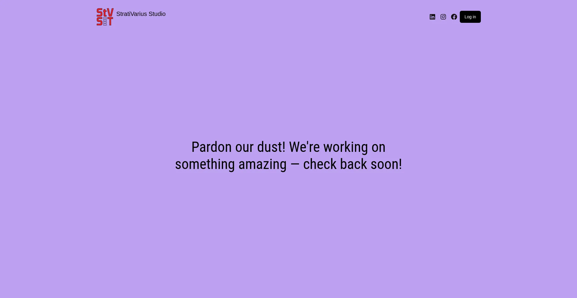 Studiostrativarius.com Screenshot