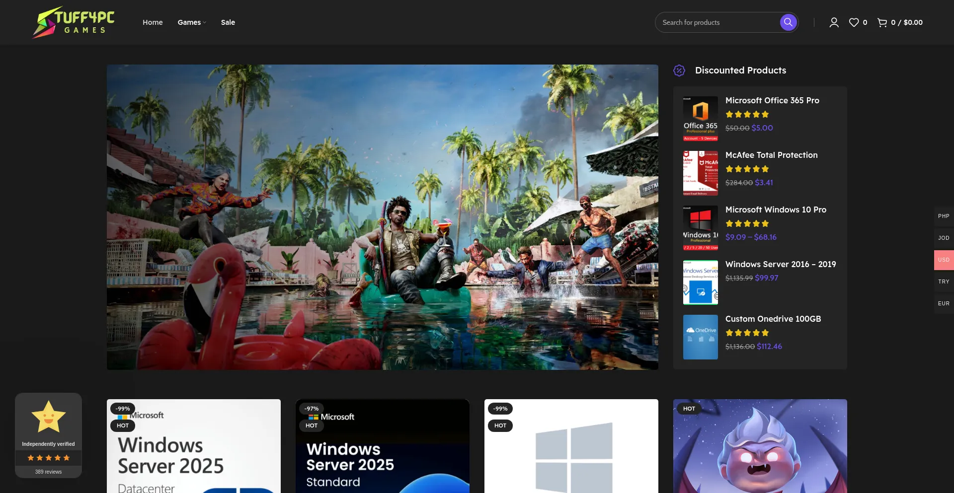 Website screenshot of Stuff4pc.com