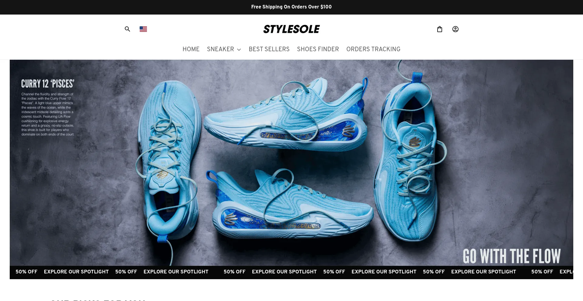 Website screenshot of Stylesolen.com