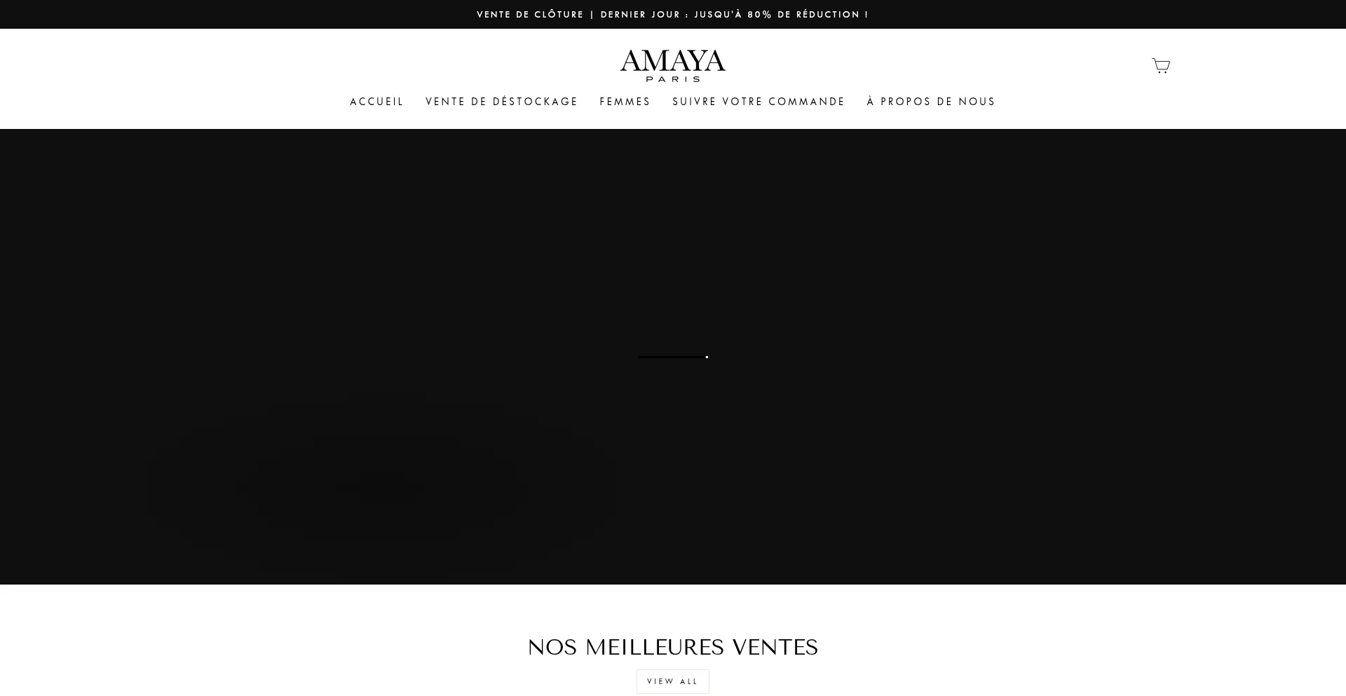 Website screenshot of Stylewithamaya.com
