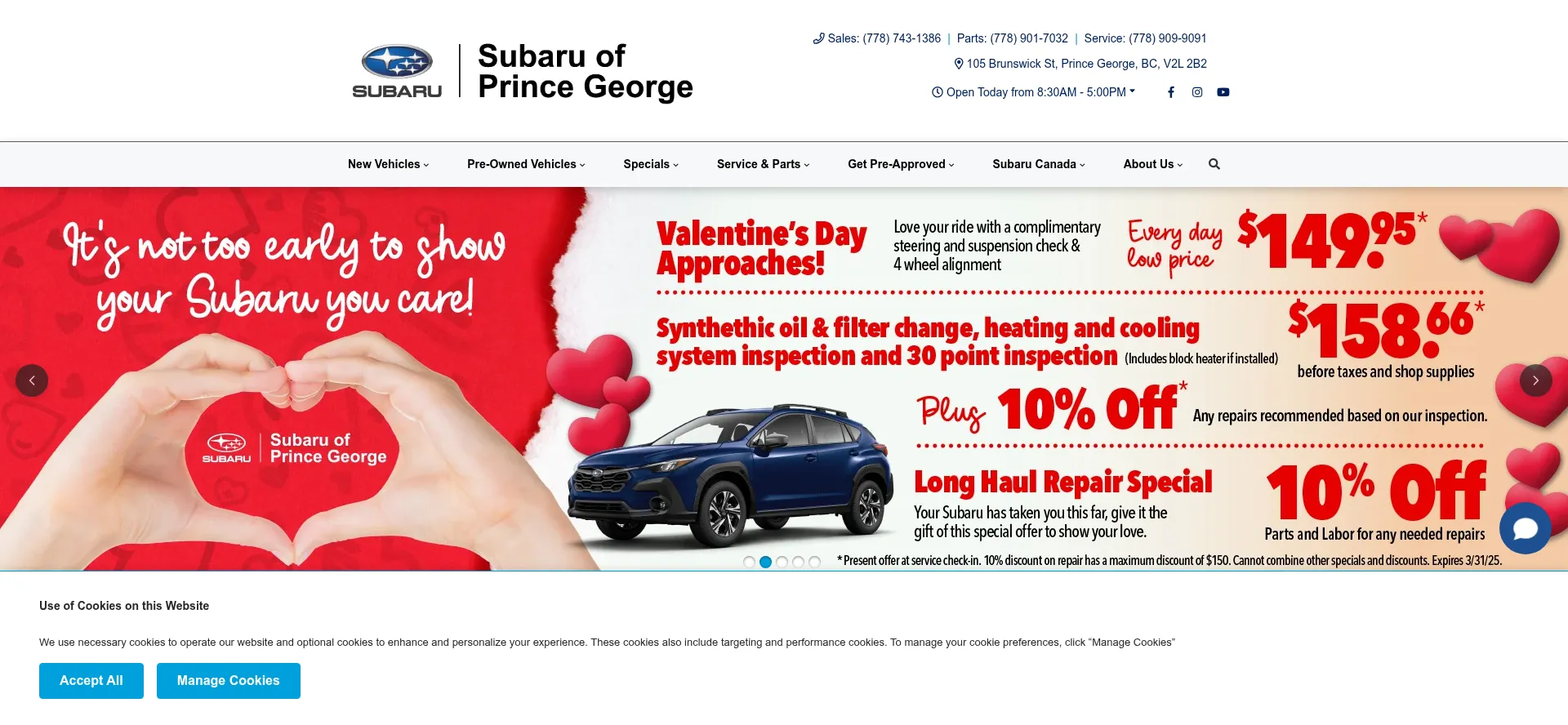 Subaruofprincegeorge.com