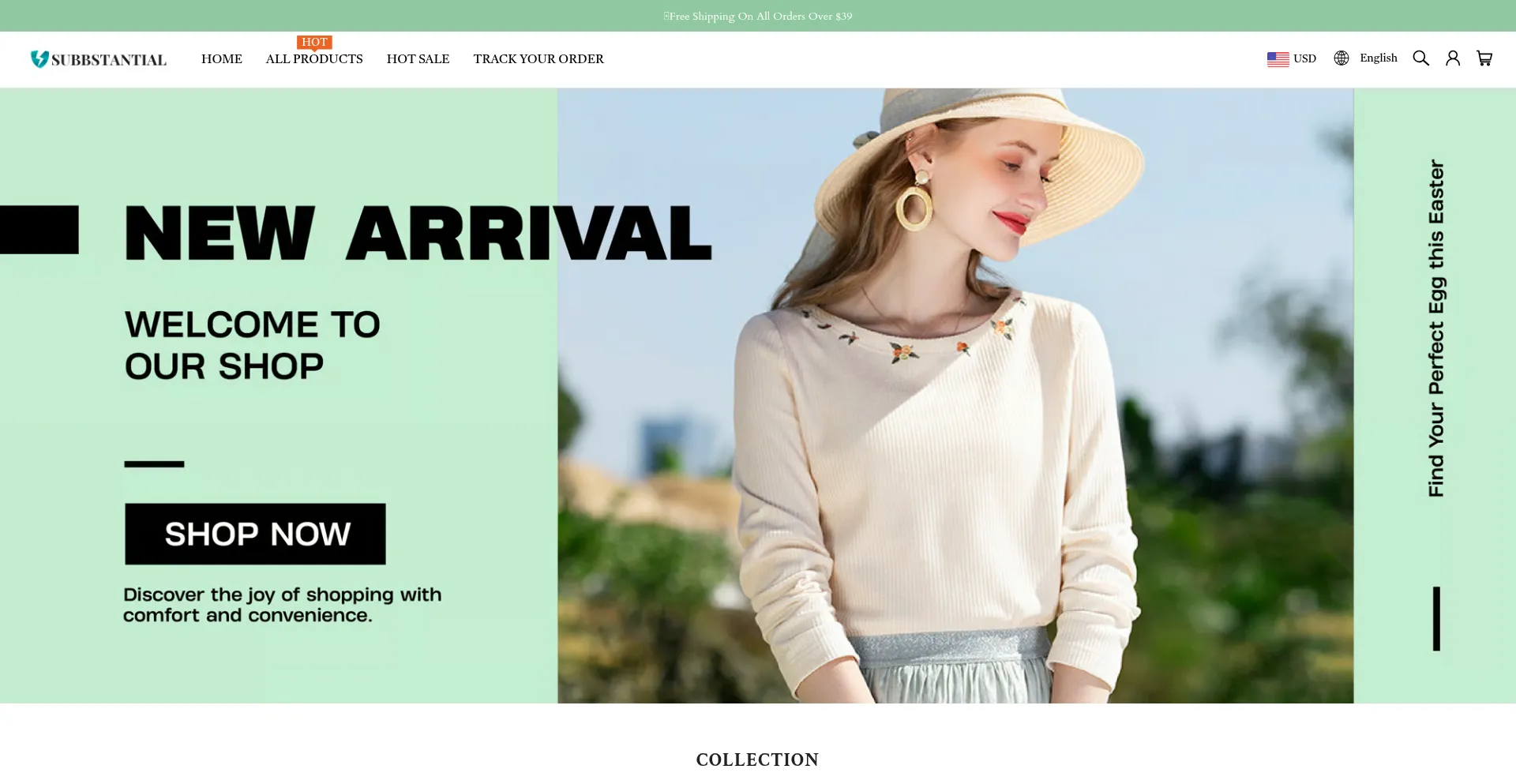 Website screenshot of Subbstantial.com
