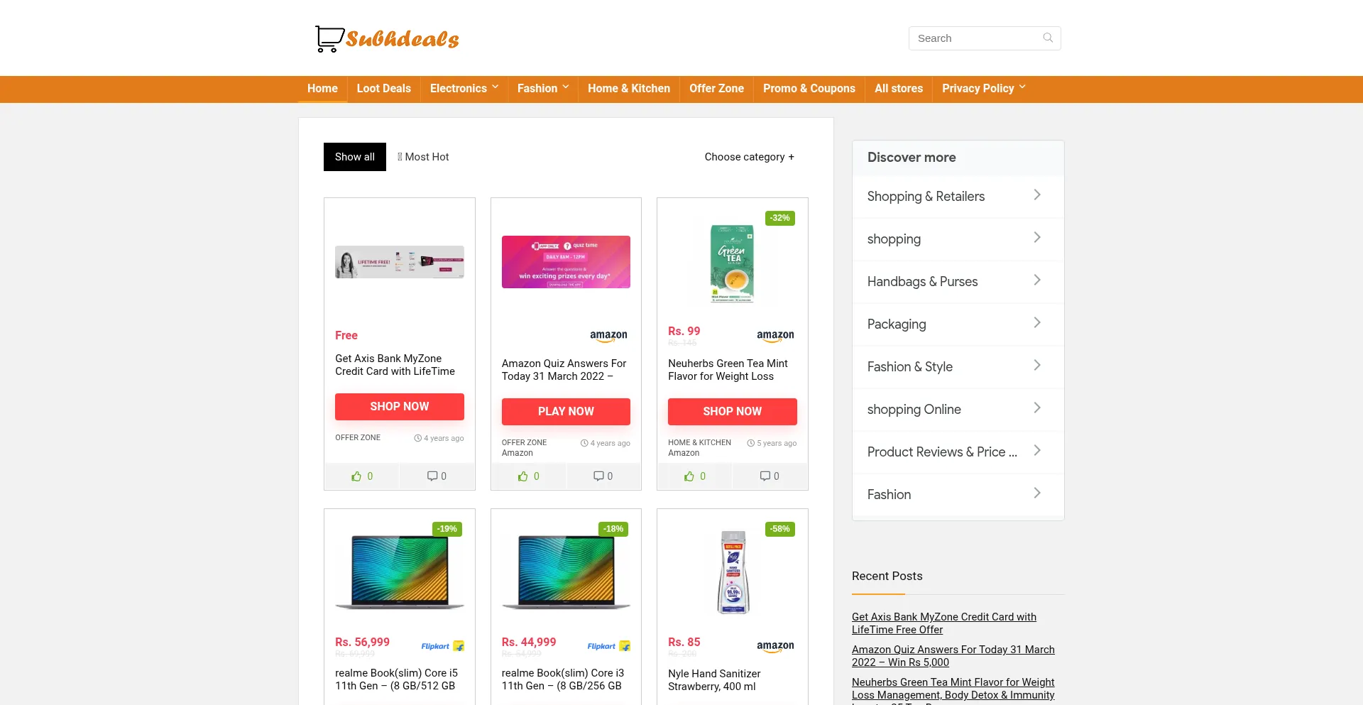 Subhdeals.com