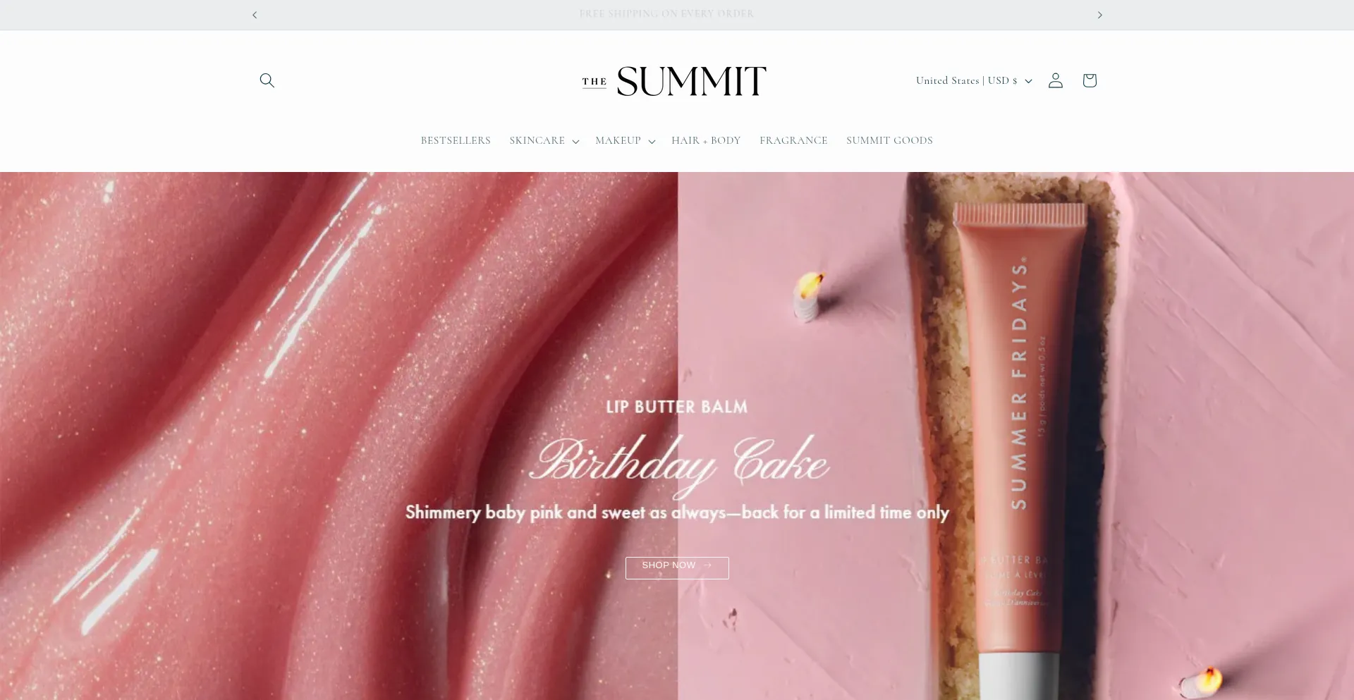 Summitbeauty.shop Screenshot