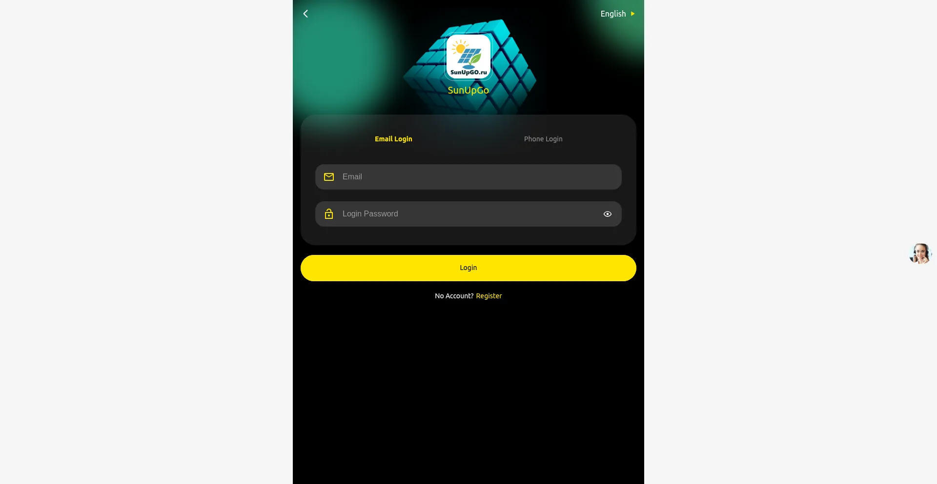 Website screenshot of Sunupgo.ru
