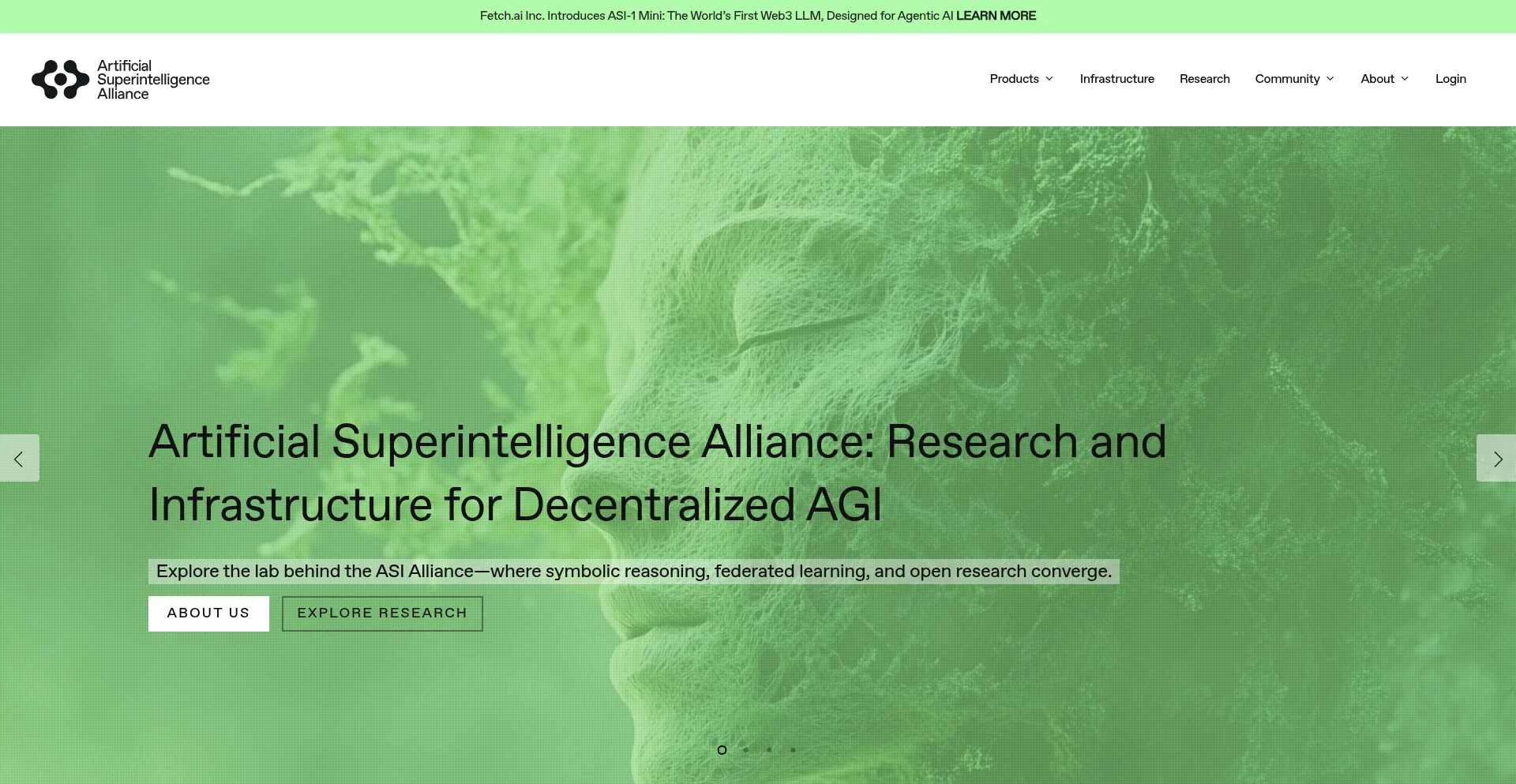 Website screenshot of Superintelligence-ux.com