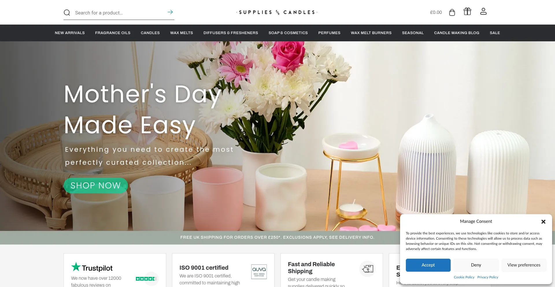 Suppliesforcandles.co.uk
