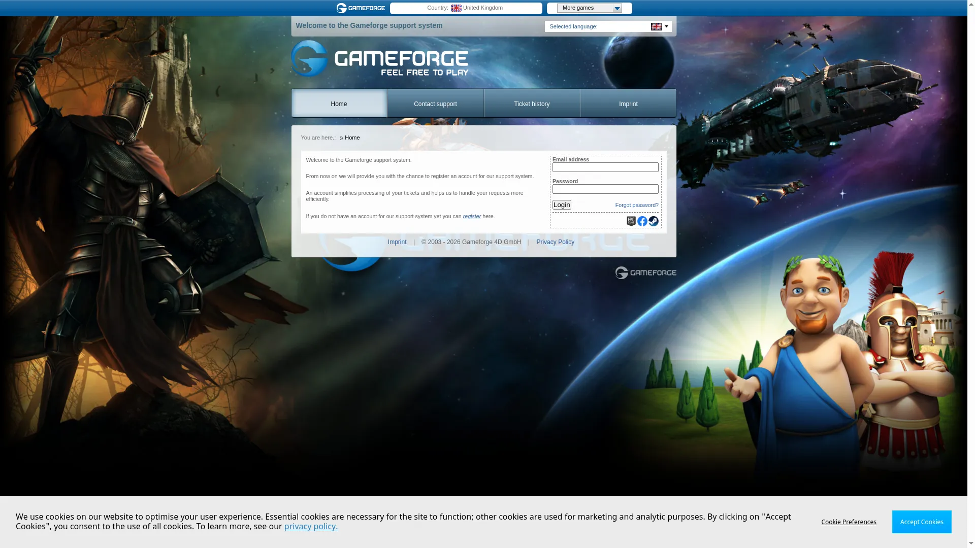 Support.gameforge.com