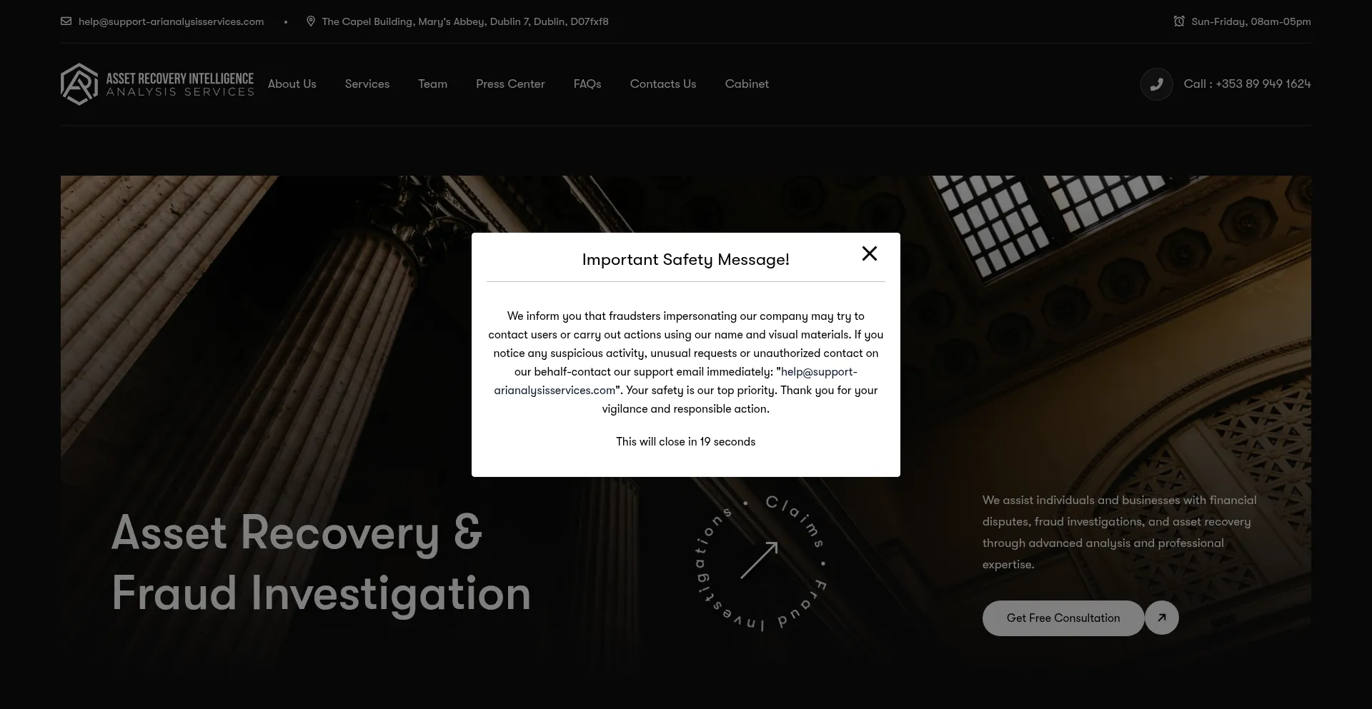 Support-arianalysisservices.com