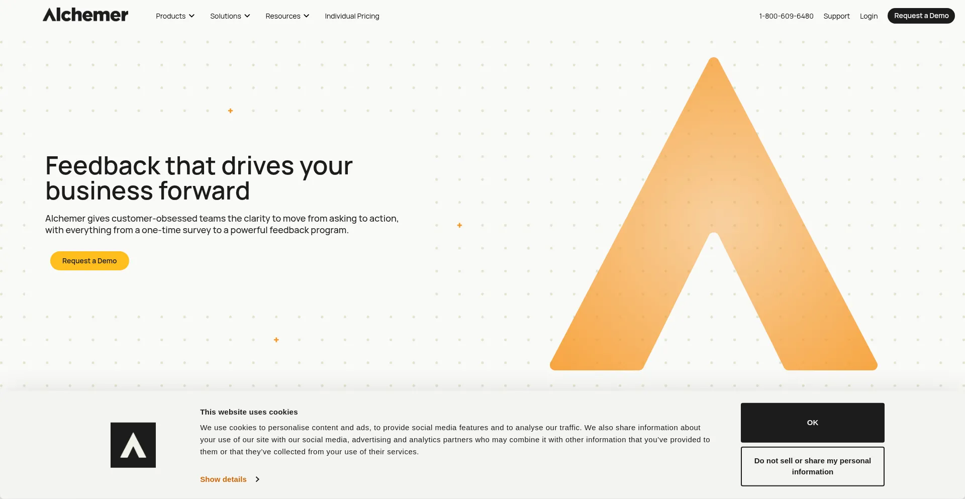 Website screenshot of Surveygizmo.com