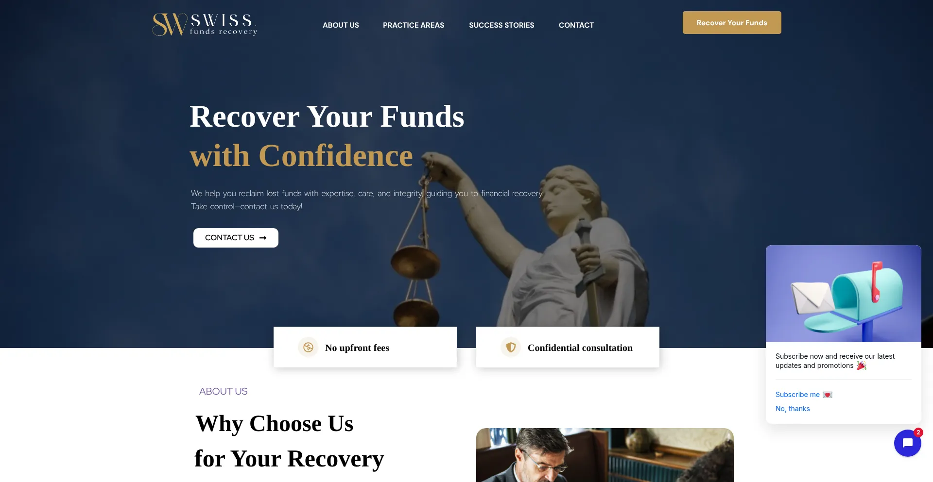 Swissfundsrecovery.com é Seguro e Confiável?