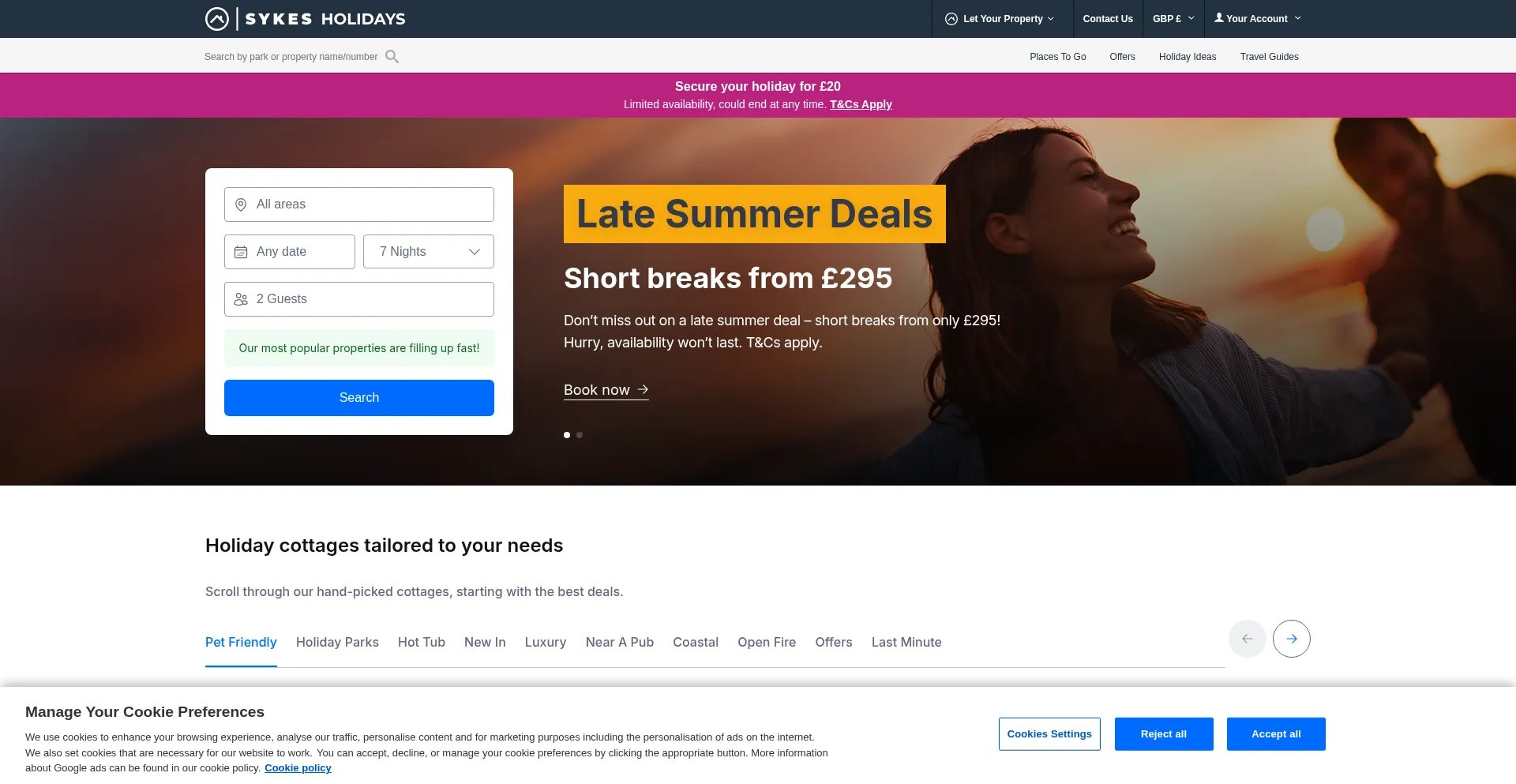 Sykescottages.co.uk é Seguro e Confiável?