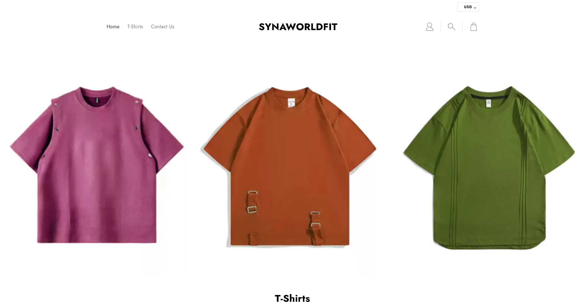 Website screenshot of Synaworldfit.com
