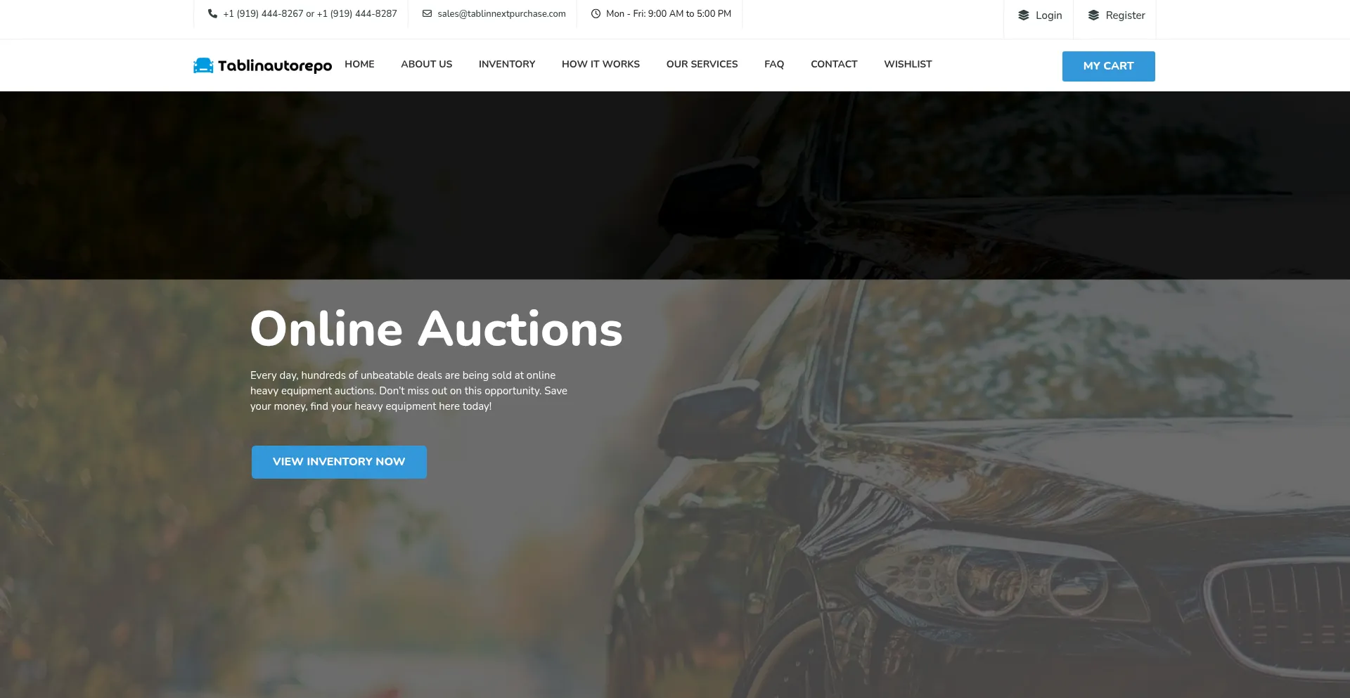 Website screenshot of Tablinnextpurchase.com