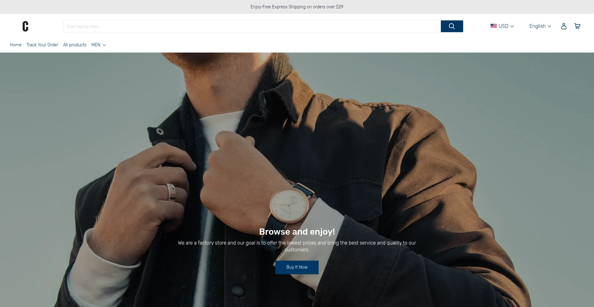Website screenshot of Tamptek.com