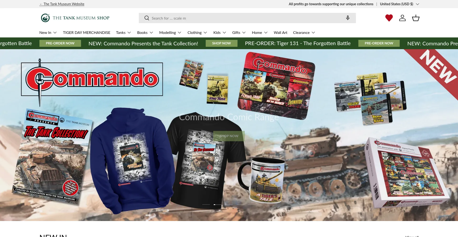 Tankmuseumshop.org Screenshot
