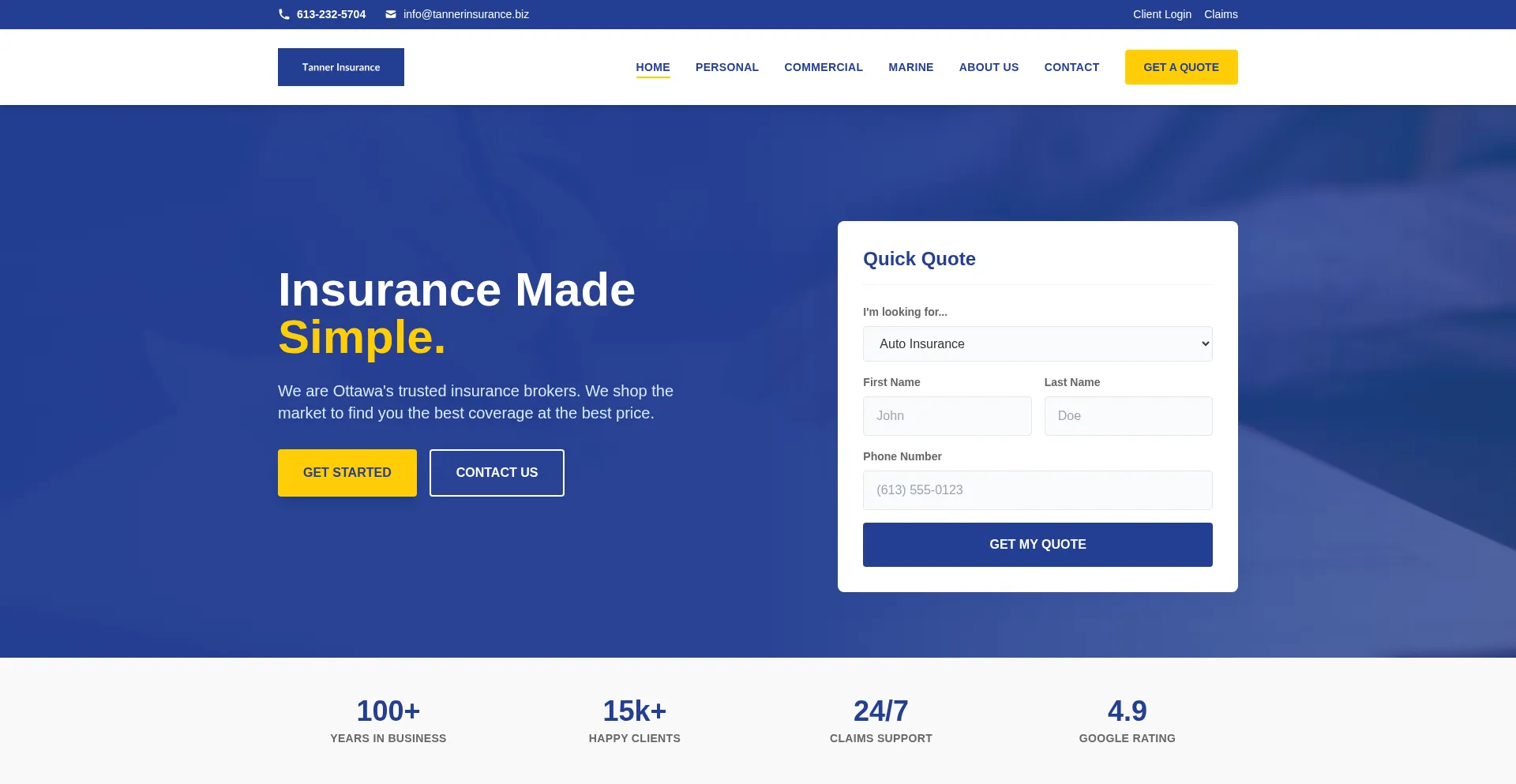 Tannerinsurance.biz