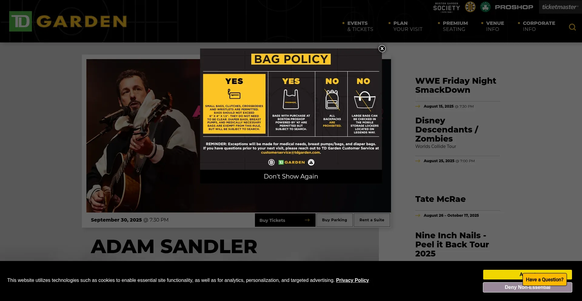 Website screenshot of Tdgarden.com