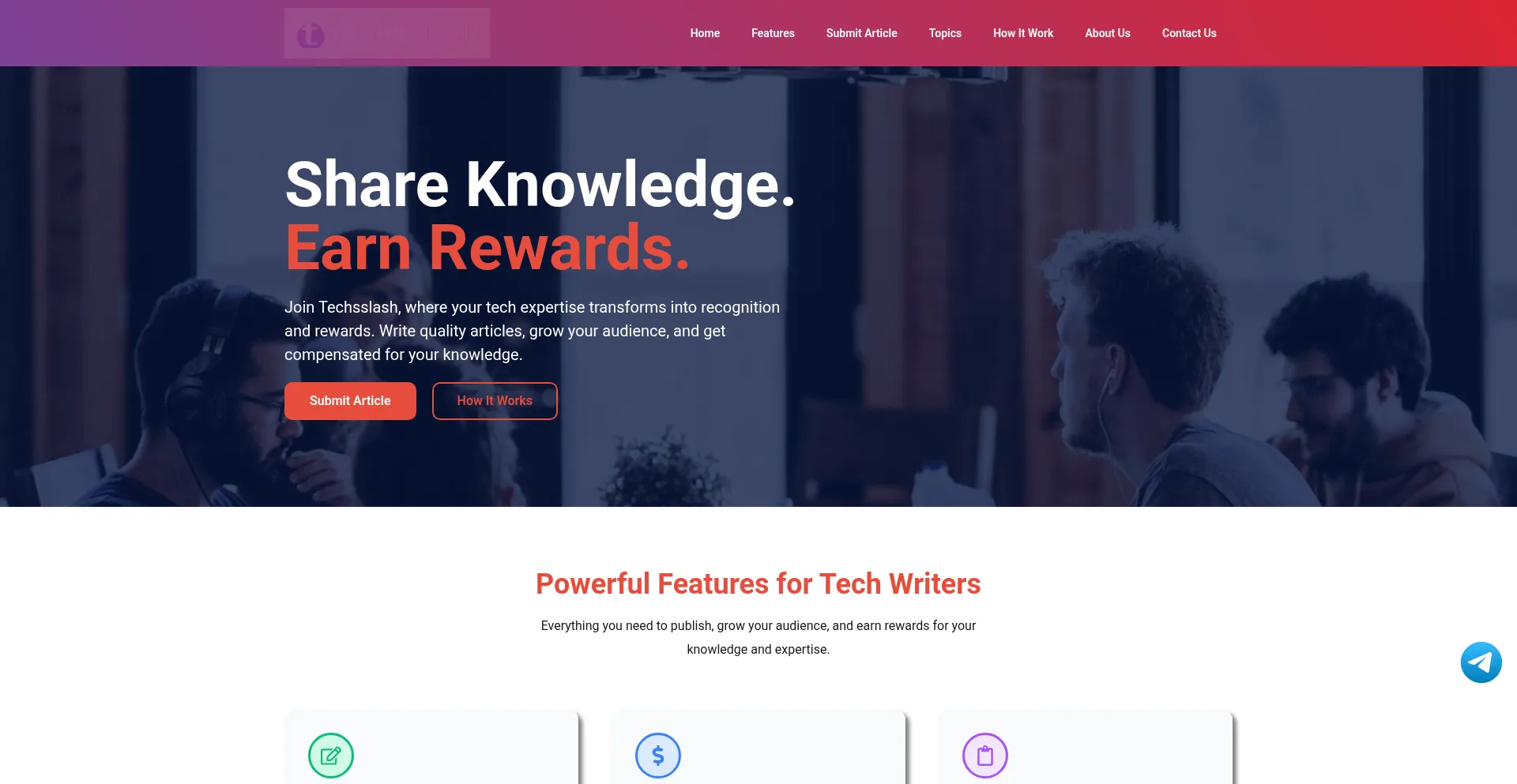 Techsslaash.com Screenshot