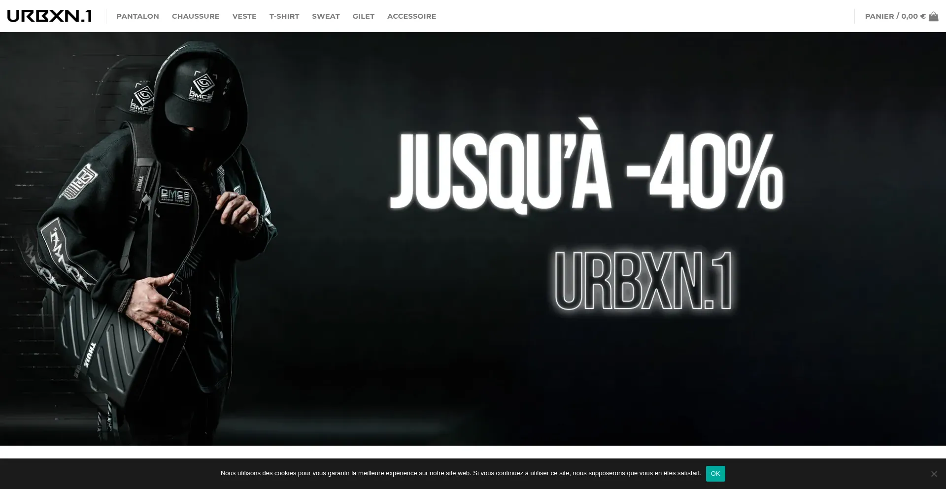 Website screenshot of Techwear-france.fr