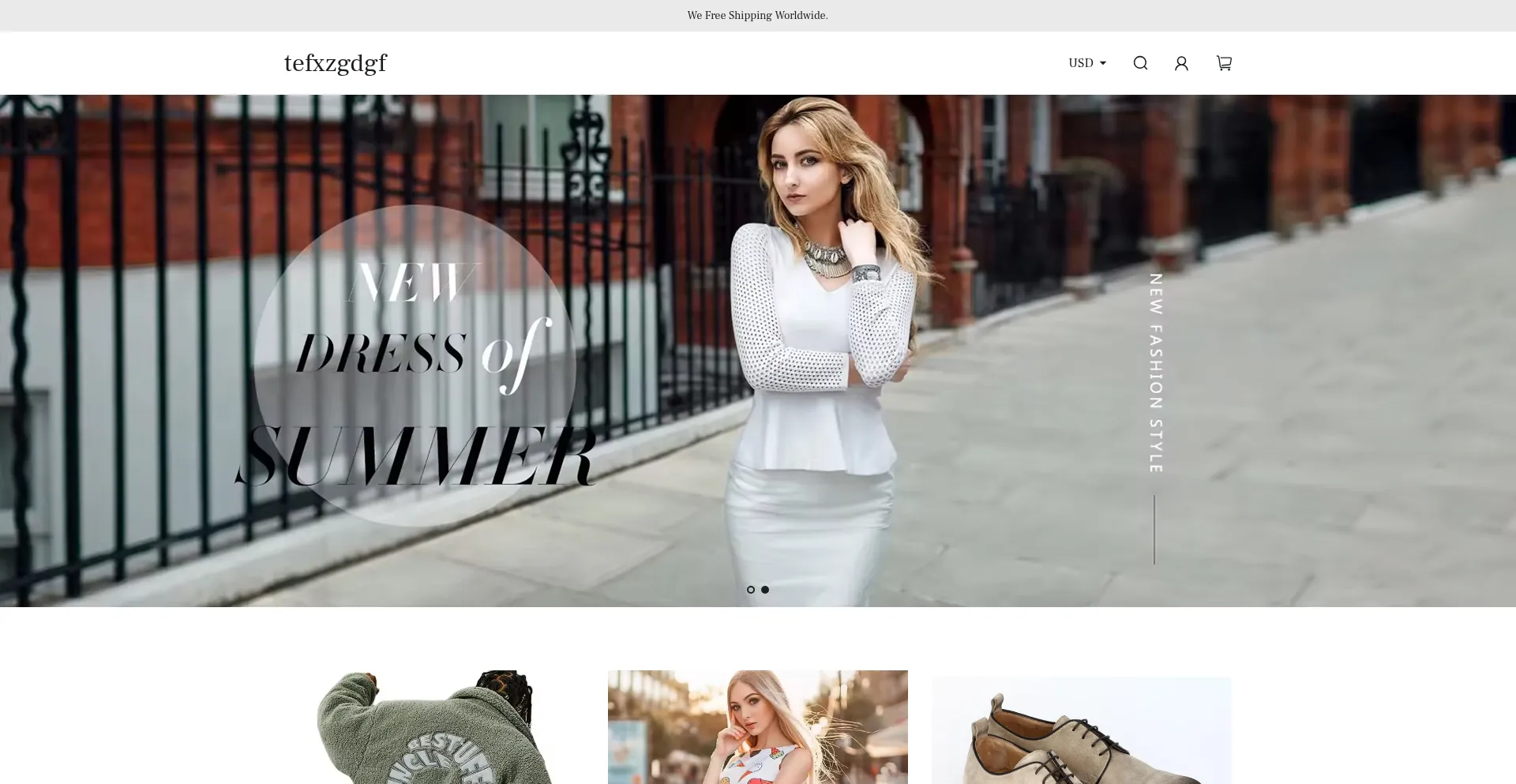 Website screenshot of Tefxzgdgf.icu