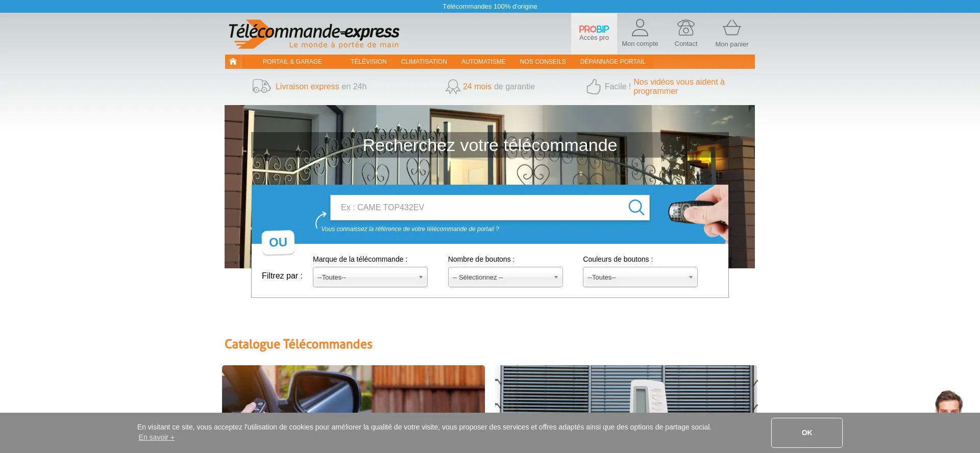 Telecommande-express.com é Seguro e Confiável?